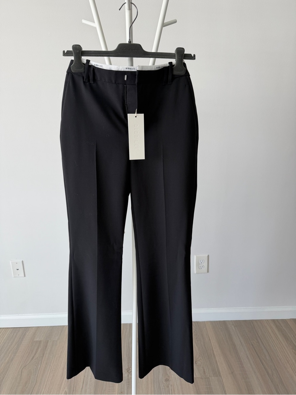 Dion Lee Black Double Layer Trousers